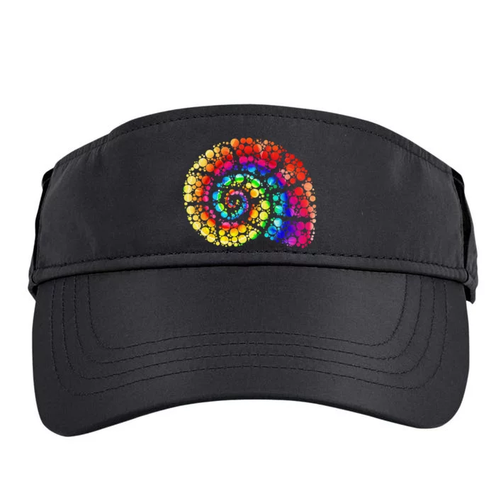 Happy International Dot Day Colorful Seashell Dots Gift Adult Drive Performance Visor