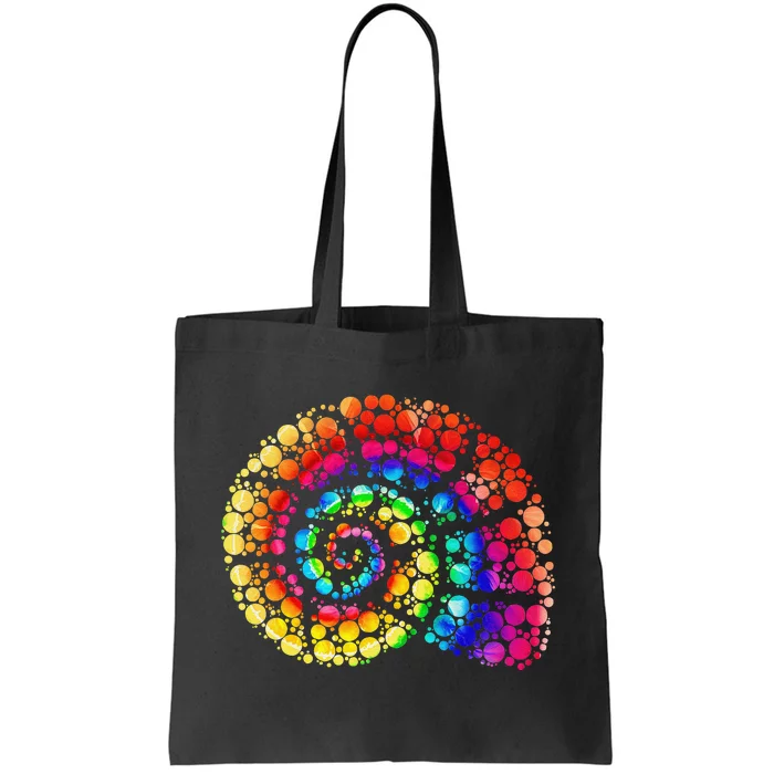 Happy International Dot Day Colorful Seashell Dots Gift Tote Bag