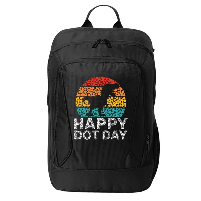 Happy International Dot Day 2024 September 15th Polka Dot City Backpack