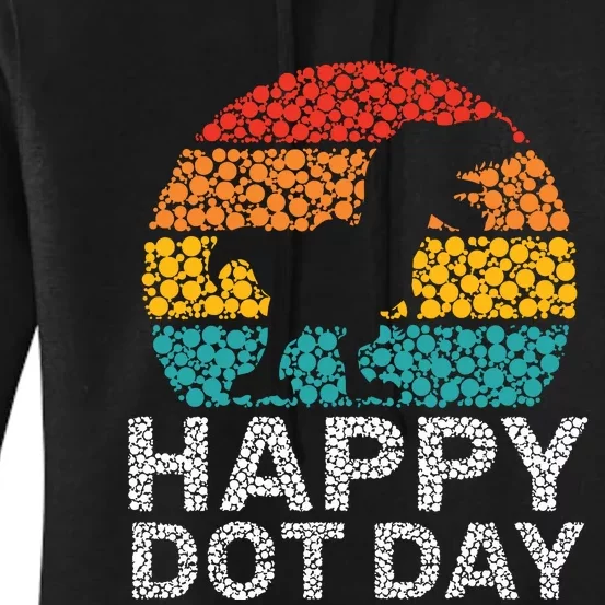 Happy International Dot Day 2024 September 15th Polka Dot Women's Pullover Hoodie