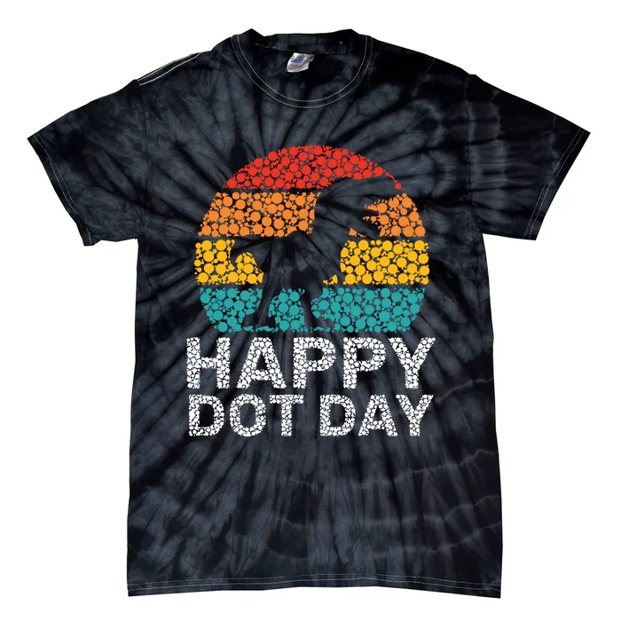 Happy International Dot Day 2024 September 15th Polka Dot Tie-Dye T-Shirt