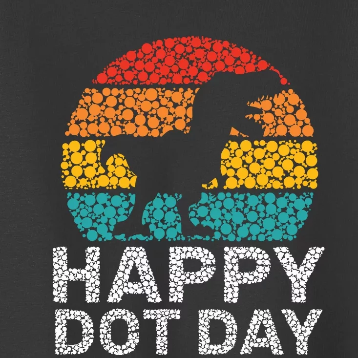 Happy International Dot Day 2024 September 15th Polka Dot Toddler T-Shirt