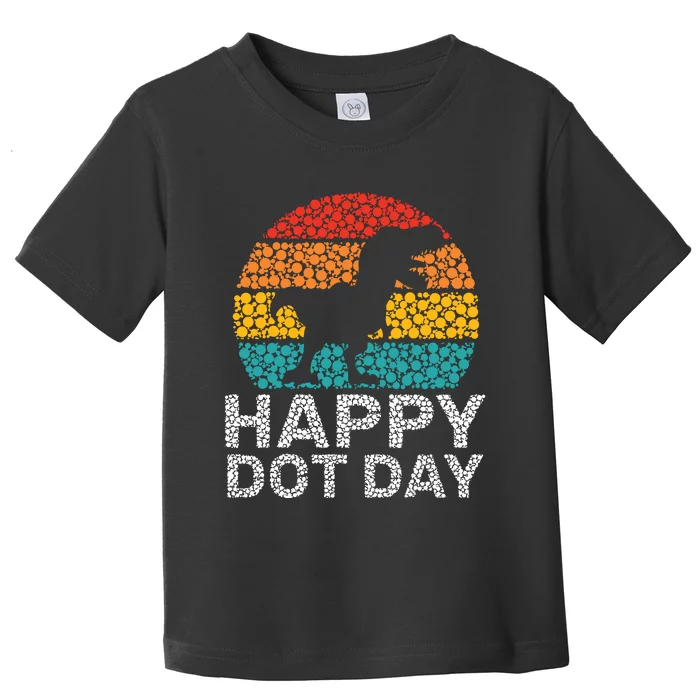 Happy International Dot Day 2024 September 15th Polka Dot Toddler T-Shirt