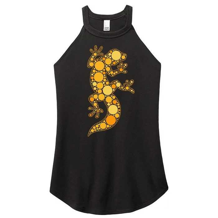 Happy International Dot Day Teacher Reptile Dots Gift Women’s Perfect Tri Rocker Tank