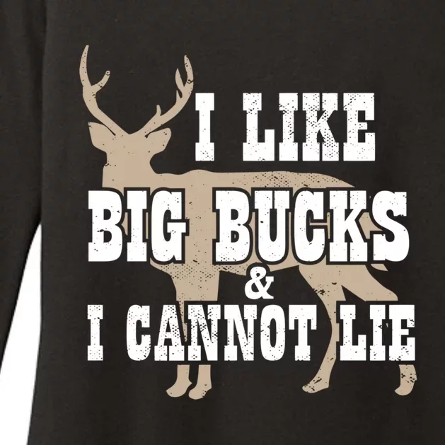 Hunter I Deer Hunting I I Like Big Bucks And I Cannot Lie Gift Womens CVC Long Sleeve Shirt