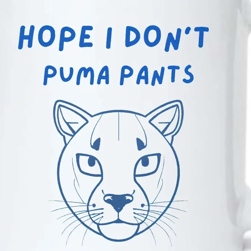 Hope I Dont Pants Funny Cat Pun Black Color Changing Mug