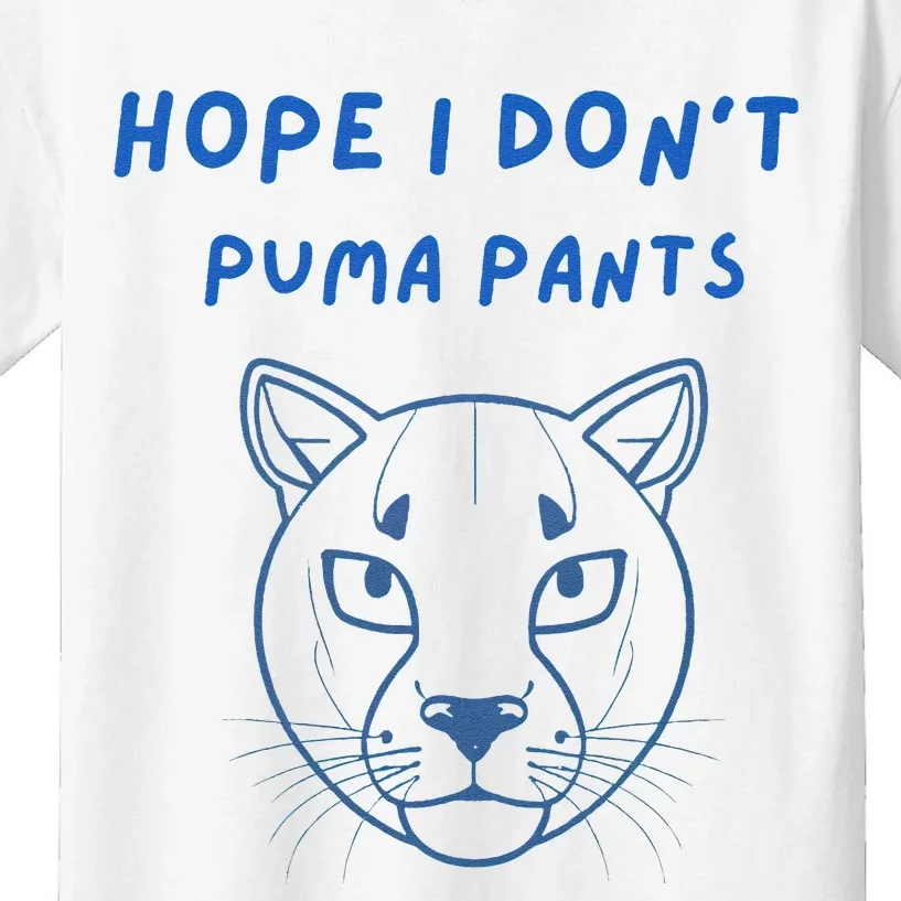 Hope I Dont Pants Funny Cat Pun Kids T-Shirt