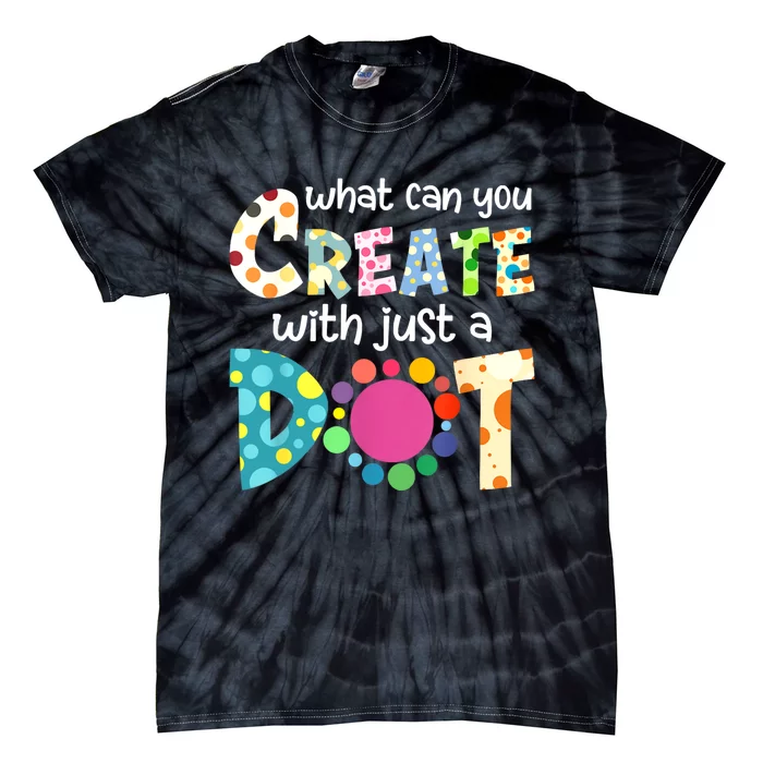 Happy International Dot Day Colorful Polka Dot Kids Dot Day Tie-Dye T-Shirt