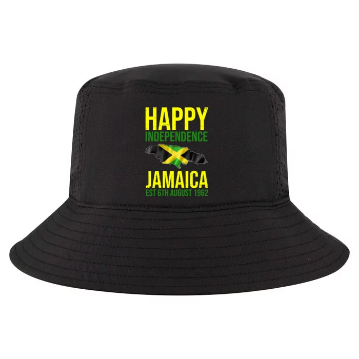 Happy Independence Day Jamaica 1962 Proud Jamaican Cool Comfort Performance Bucket Hat