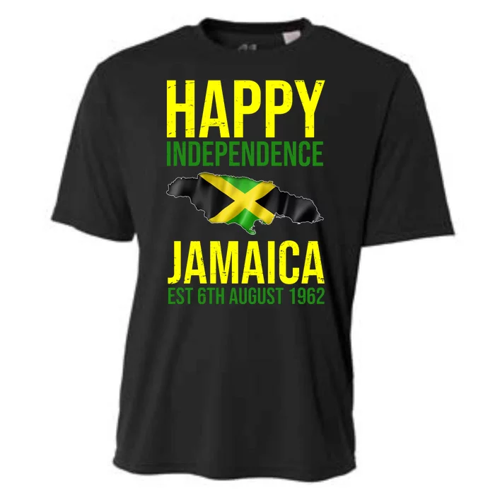 Happy Independence Day Jamaica 1962 Proud Jamaican Cooling Performance Crew T-Shirt