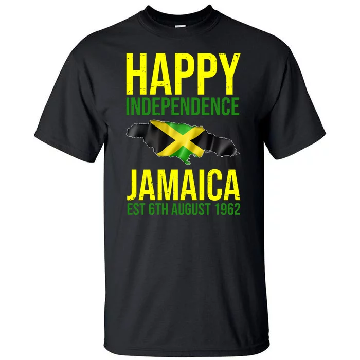 Happy Independence Day Jamaica 1962 Proud Jamaican Tall T-Shirt