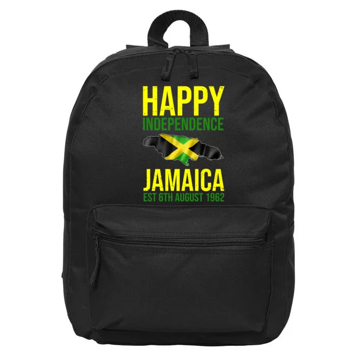 Happy Independence Day Jamaica 1962 Proud Jamaican 16 in Basic Backpack