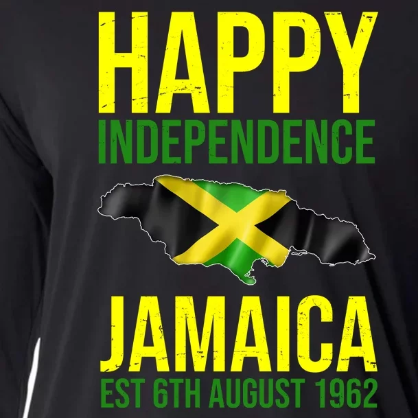 Happy Independence Day Jamaica 1962 Proud Jamaican Cooling Performance Long Sleeve Crew