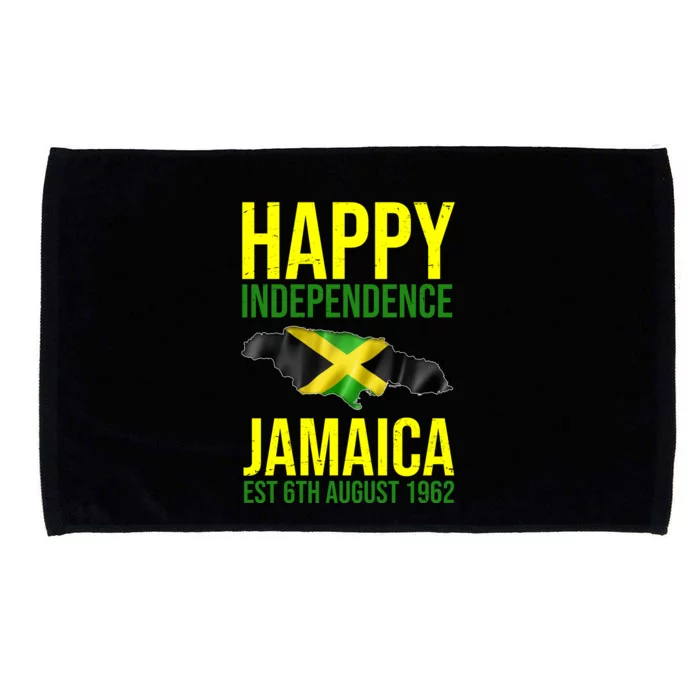 Happy Independence Day Jamaica 1962 Proud Jamaican Microfiber Hand Towel