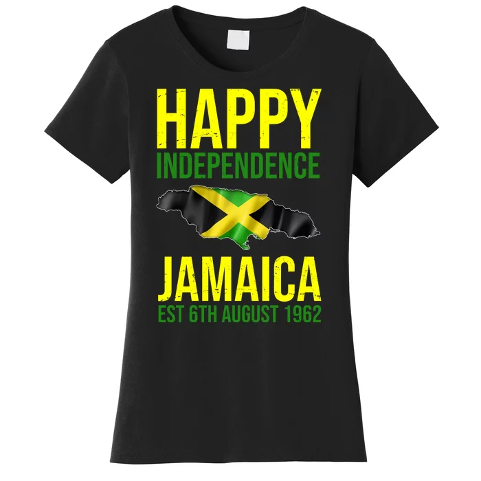 Happy Independence Day Jamaica 1962 Proud Jamaican Women's T-Shirt