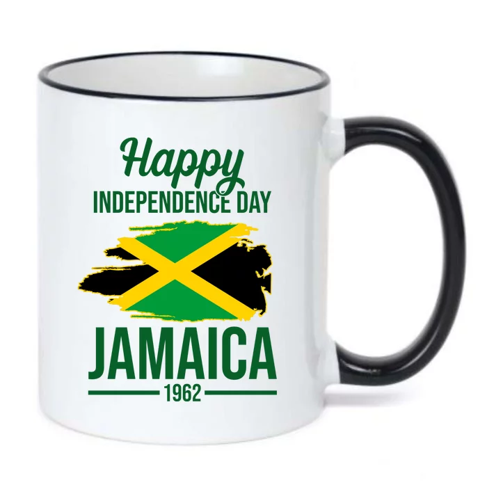 Happy Independence Day Jamaica 1962 Black Color Changing Mug