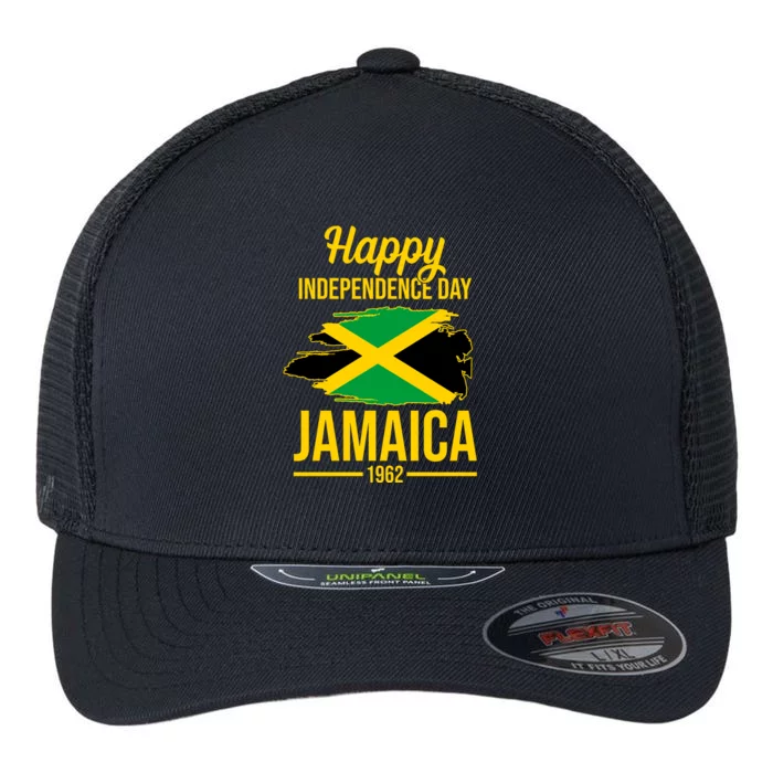 Happy Independence Day Jamaica 1962 Flexfit Unipanel Trucker Cap