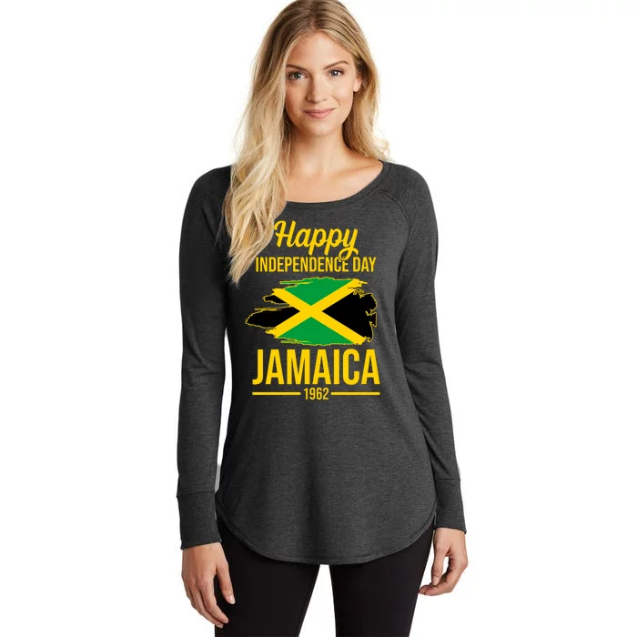 Happy Independence Day Jamaica 1962 Women's Perfect Tri Tunic Long Sleeve Shirt