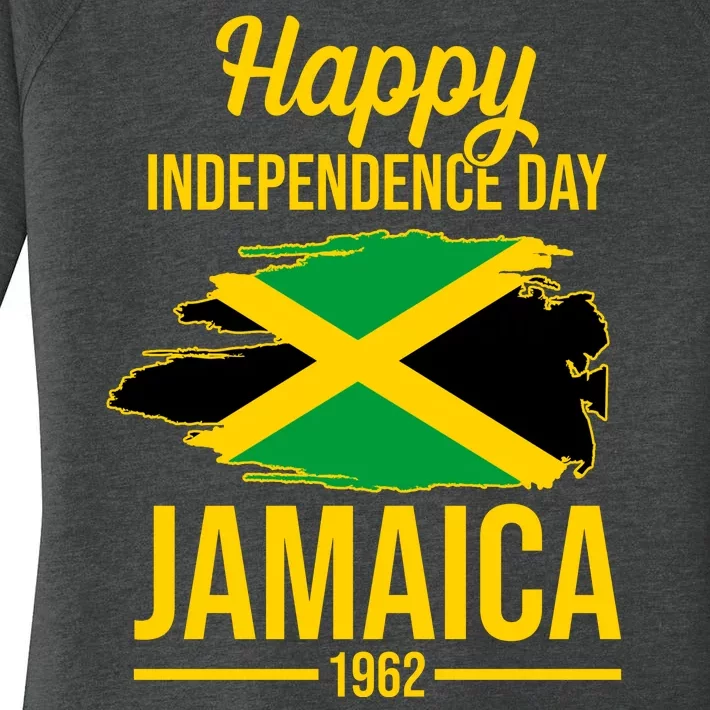 Happy Independence Day Jamaica 1962 Women's Perfect Tri Tunic Long Sleeve Shirt