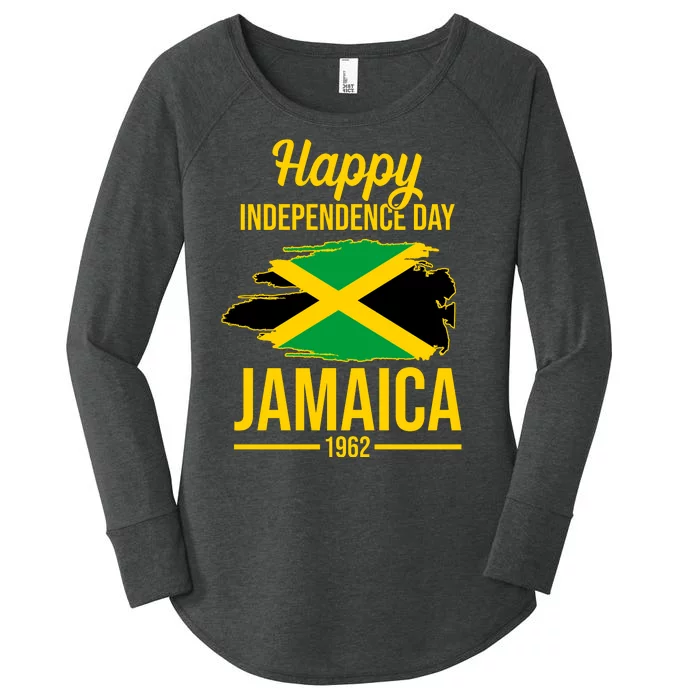 Happy Independence Day Jamaica 1962 Women's Perfect Tri Tunic Long Sleeve Shirt