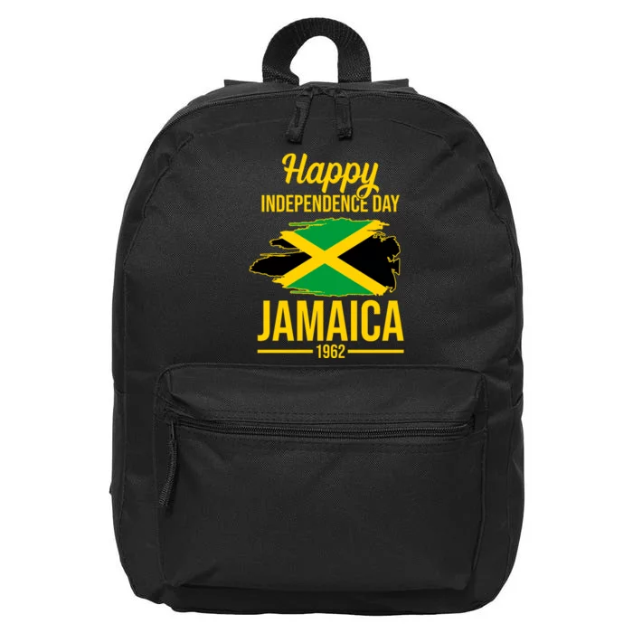 Happy Independence Day Jamaica 1962 16 in Basic Backpack