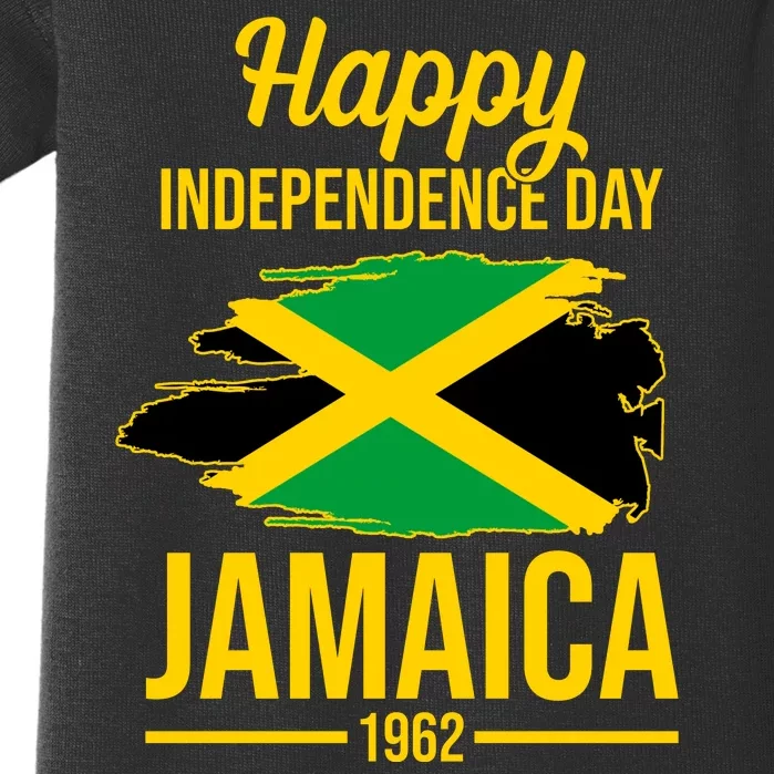 Happy Independence Day Jamaica 1962 Baby Bodysuit