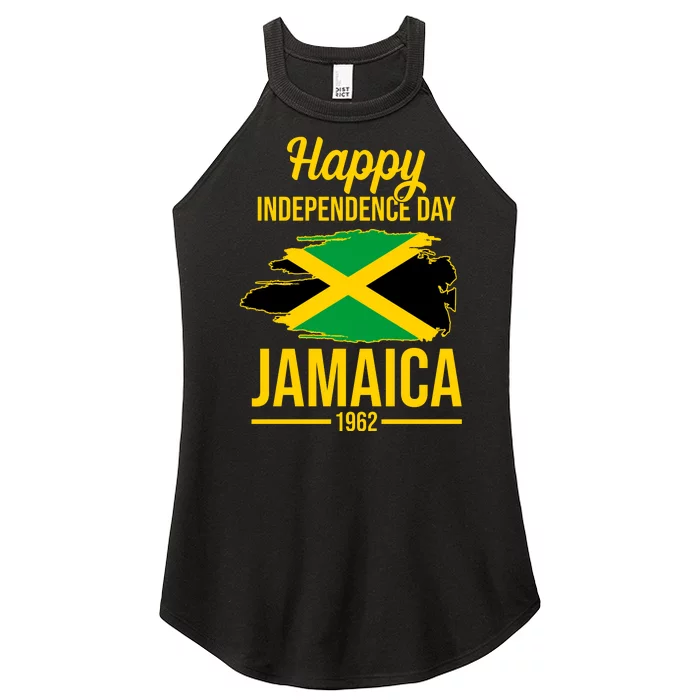 Happy Independence Day Jamaica 1962 Women’s Perfect Tri Rocker Tank