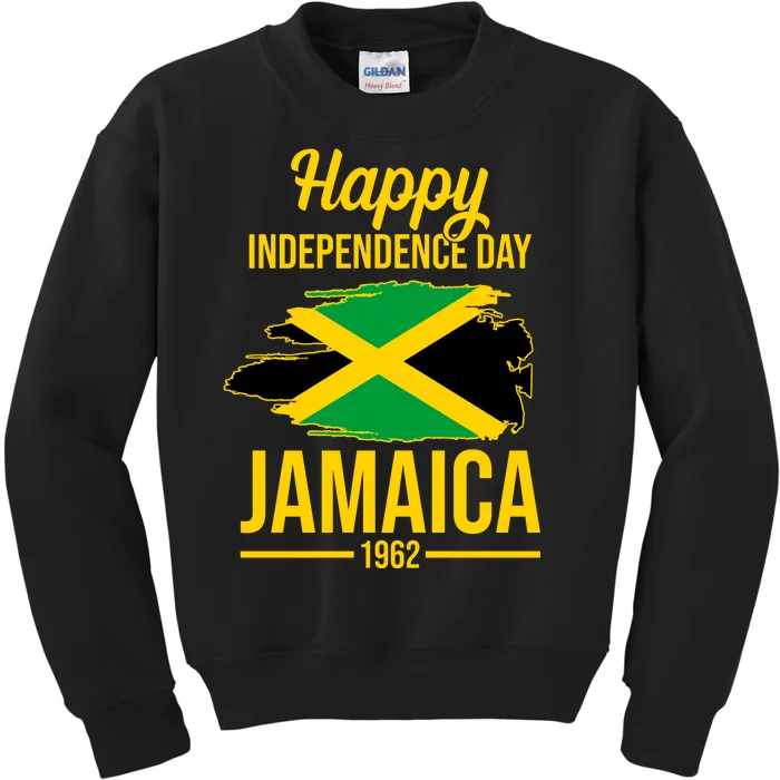 Happy Independence Day Jamaica 1962 Kids Sweatshirt