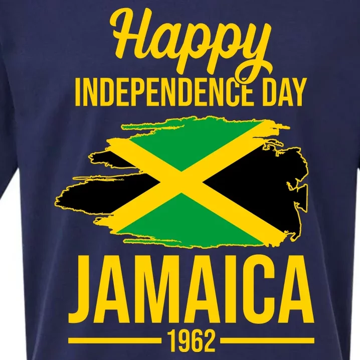 Happy Independence Day Jamaica 1962 Sueded Cloud Jersey T-Shirt