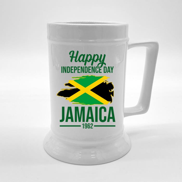 Happy Independence Day Jamaica 1962 Front & Back Beer Stein