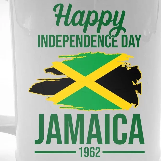 Happy Independence Day Jamaica 1962 Front & Back Beer Stein