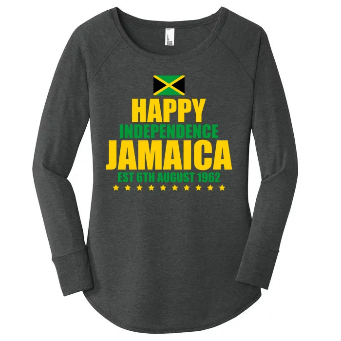 Happy Independence Day Jamaica Est 6th August 1962 Women's Perfect Tri Tunic Long Sleeve Shirt