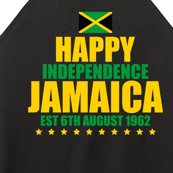 Happy Independence Day Jamaica Est 6th August 1962 Women’s Perfect Tri Rocker Tank