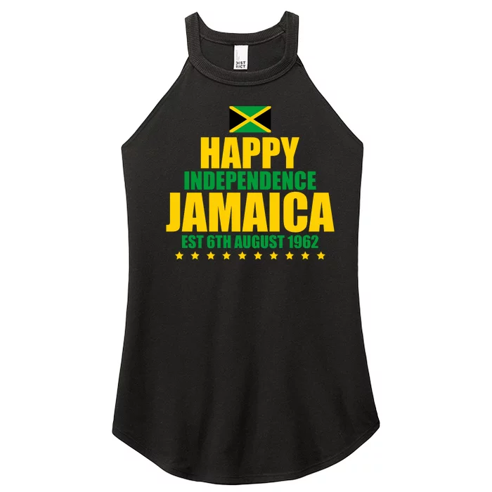 Happy Independence Day Jamaica Est 6th August 1962 Women’s Perfect Tri Rocker Tank