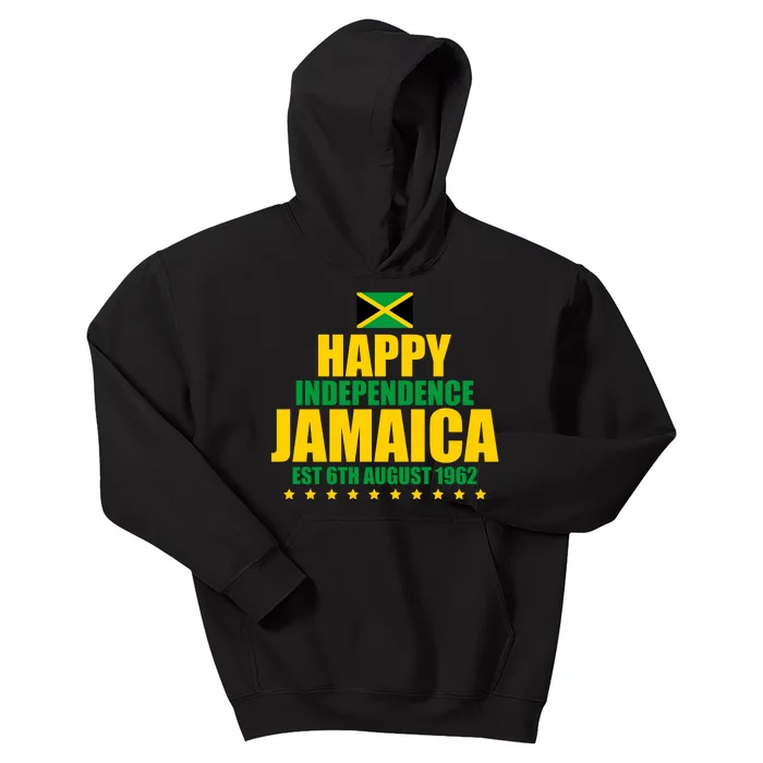 Happy Independence Day Jamaica Est 6th August 1962 Kids Hoodie