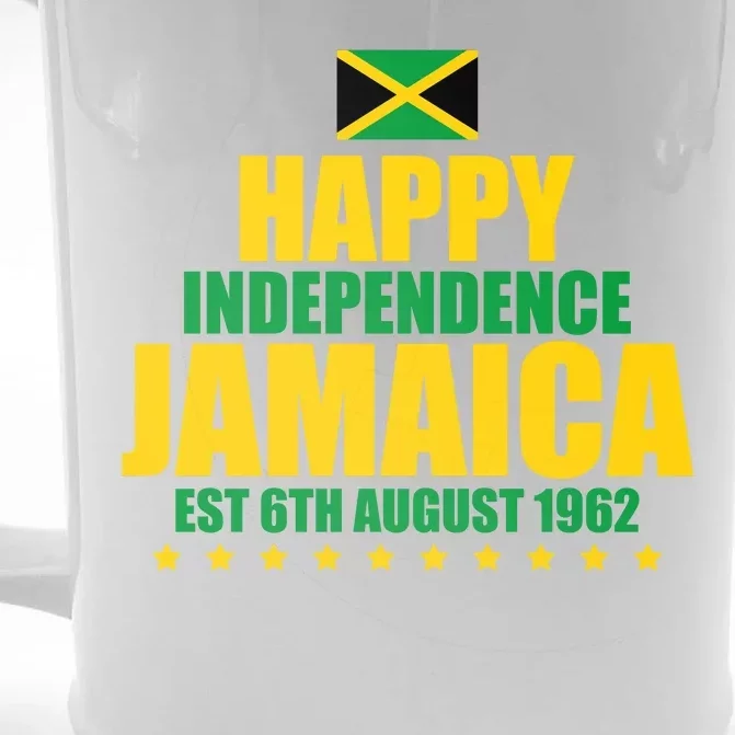 Happy Independence Day Jamaica Est 6th August 1962 Front & Back Beer Stein