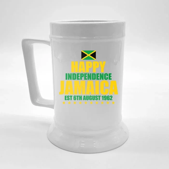 Happy Independence Day Jamaica Est 6th August 1962 Front & Back Beer Stein