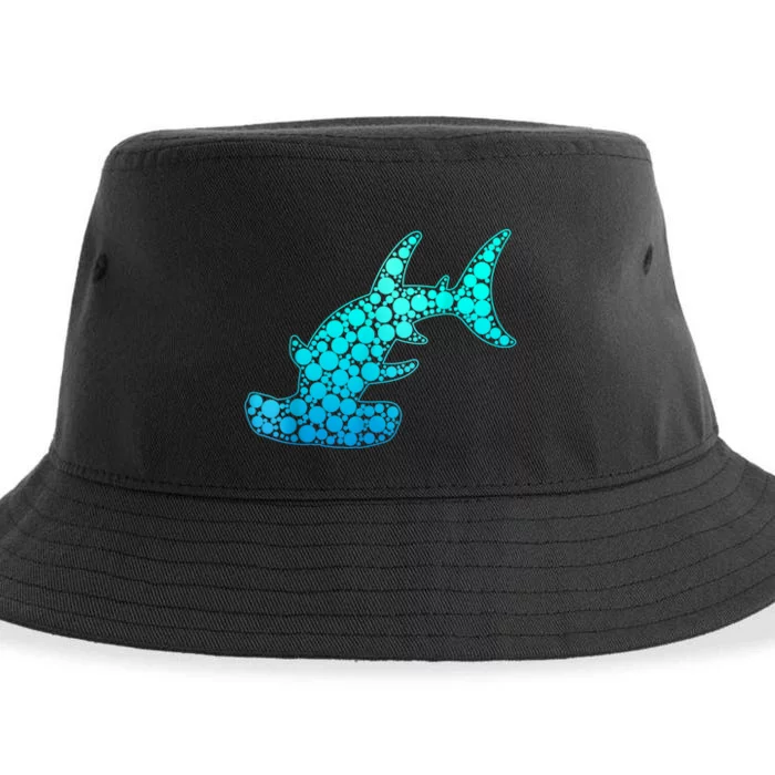 Happy International Dot Day Hammerhead Dots Shark Sustainable Bucket Hat