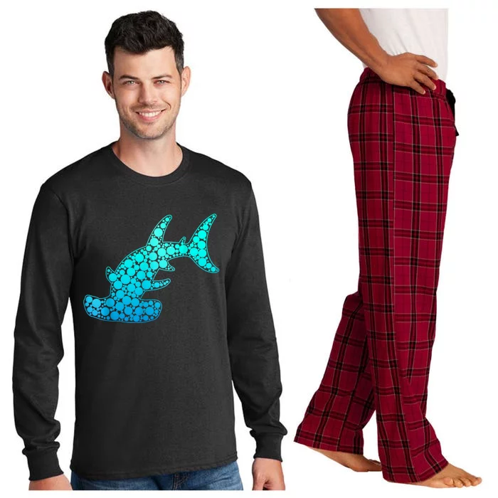 Happy International Dot Day Hammerhead Dots Shark Long Sleeve Pajama Set