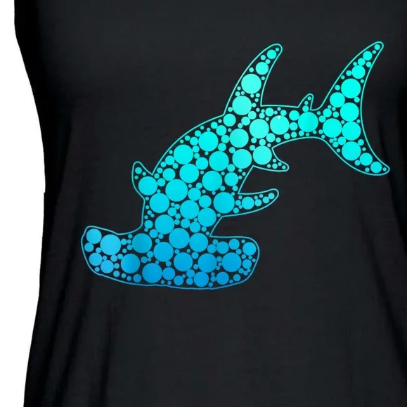 Happy International Dot Day Hammerhead Dots Shark Ladies Essential Flowy Tank