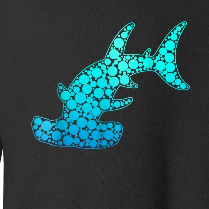 Happy International Dot Day Hammerhead Dots Shark Toddler Sweatshirt