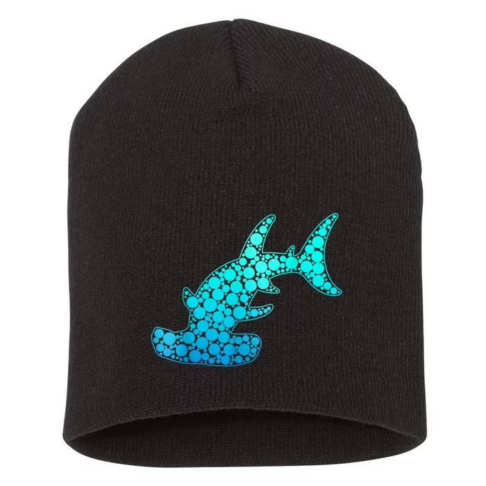 Happy International Dot Day Hammerhead Dots Shark Short Acrylic Beanie