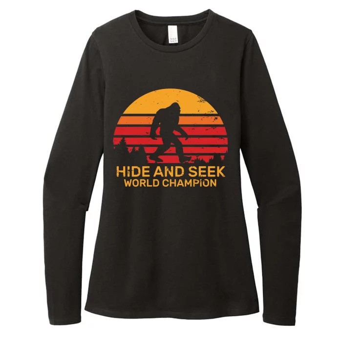 Hide And Seek World Champion Bigfoot Is Real Womens CVC Long Sleeve Shirt