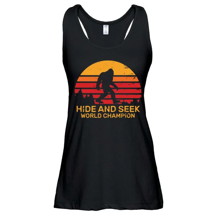 Hide And Seek World Champion Bigfoot Is Real Ladies Essential Flowy Tank