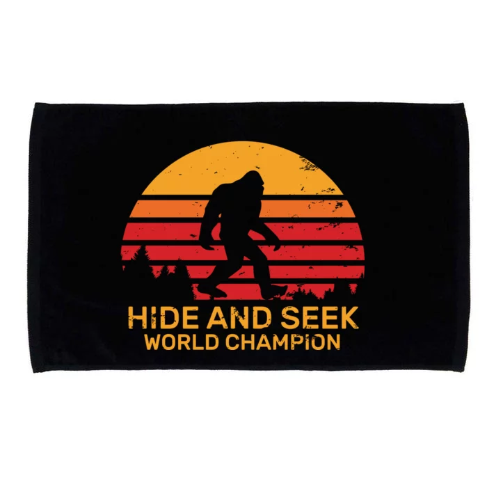 Hide And Seek World Champion Bigfoot Is Real Microfiber Hand Towel