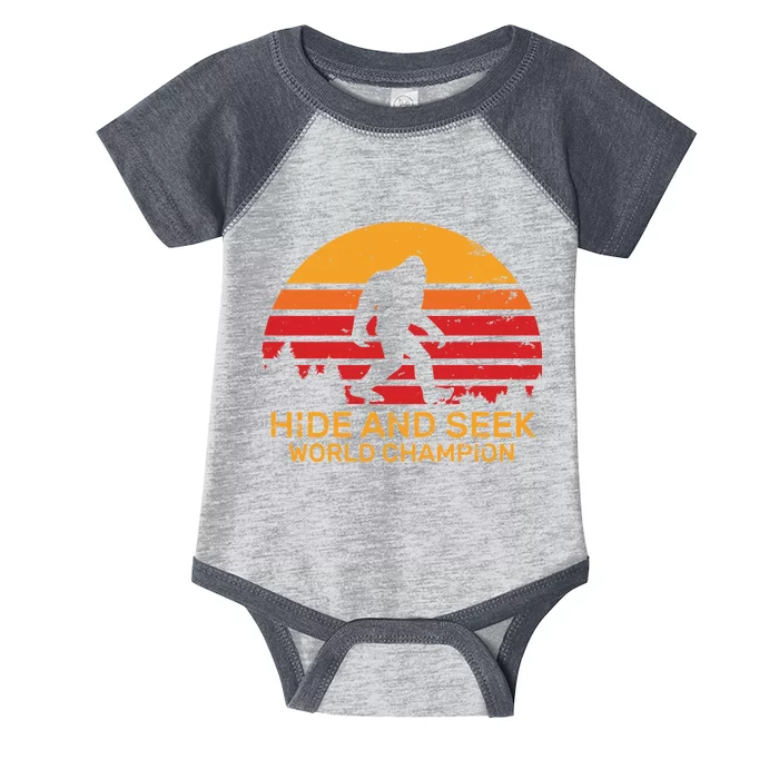 Hide And Seek World Champion Bigfoot Is Real Infant Baby Jersey Bodysuit