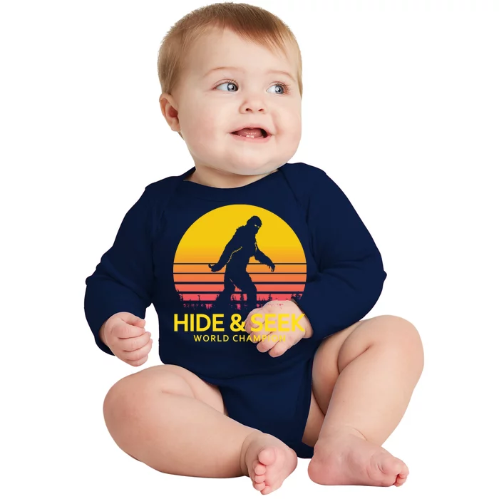 Hide and Seek World Champion Sasquatch Baby Long Sleeve Bodysuit