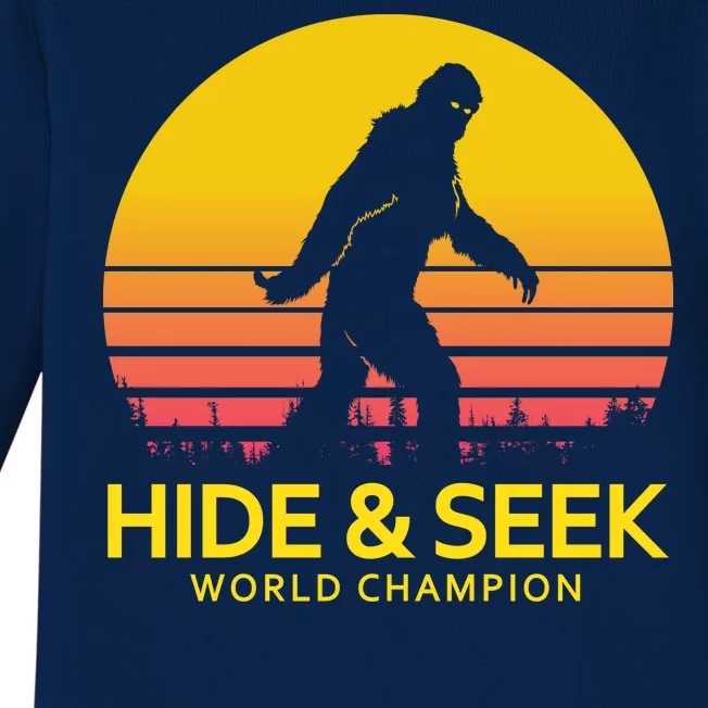 Hide and Seek World Champion Sasquatch Baby Long Sleeve Bodysuit