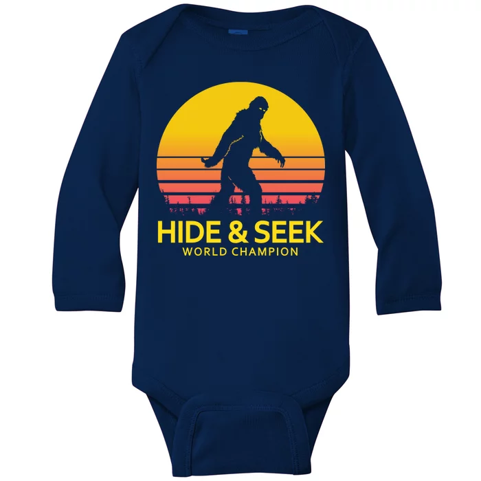 Hide and Seek World Champion Sasquatch Baby Long Sleeve Bodysuit