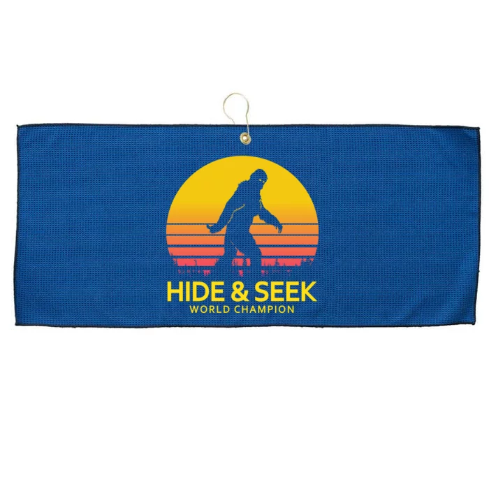 Hide and Seek World Champion Sasquatch Large Microfiber Waffle Golf Towel